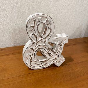 Wooden Ampersand Decoration